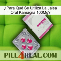 ¿Para Qué Se Utiliza La Jalea Oral Kamagra 100Mg 32